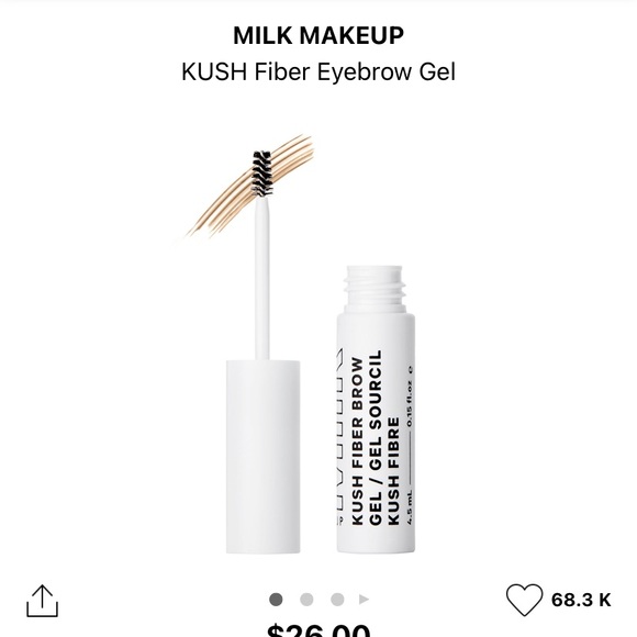 MILK MAKEUP KUSH Fiber Eyebrow Gel- Haze - Picture 1 of 6